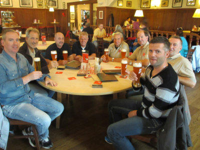 Unser Gruppenbild 2013 in der Brauerei Stiegel in Salzburg